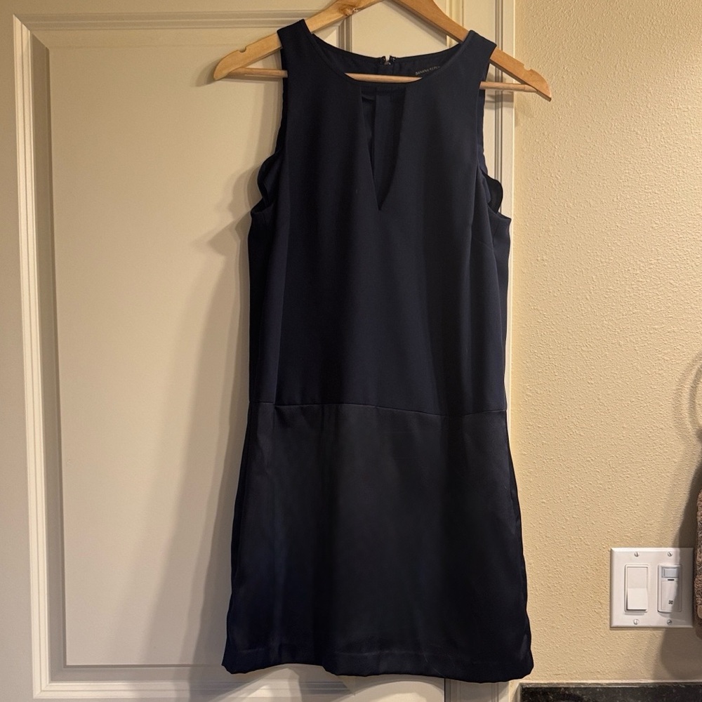 Banana Republic Navy Mini Dress